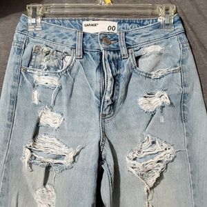 NWOT super distressed mom jeans from Garage